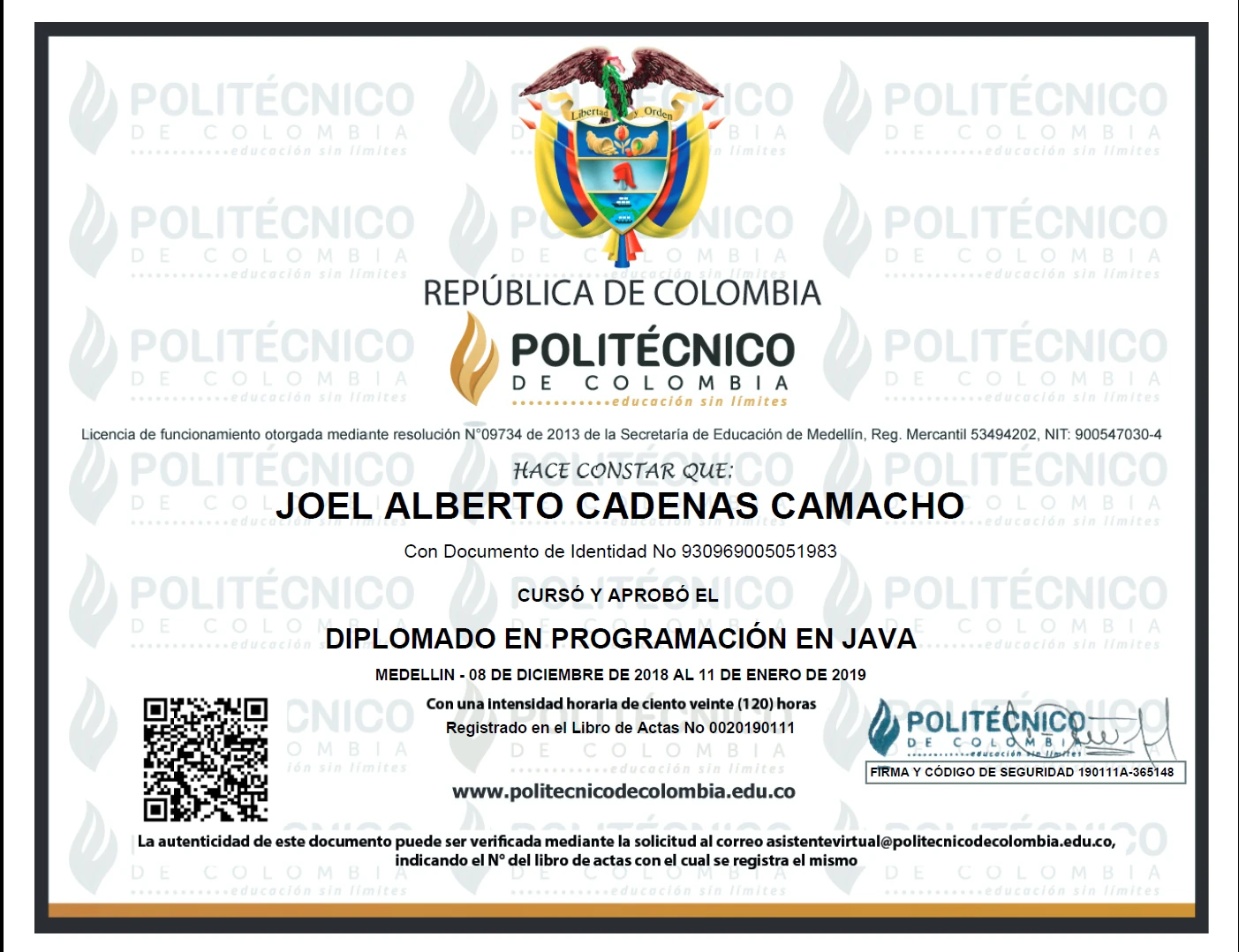 Diplomado Programación Java